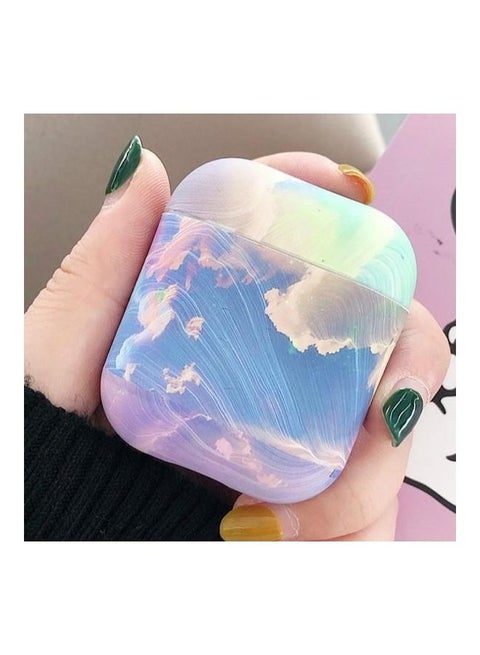 Glossy Exquisite Pattern Bluetooth Headset Protective Case For Apple AirPods 1/2 Multicolour