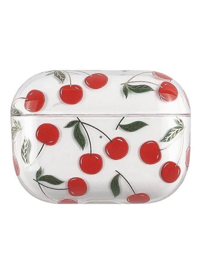 BGM Bronzing Fruit Pattern PC Earphone Hard Protective Case for AirPods Pro Multicolour