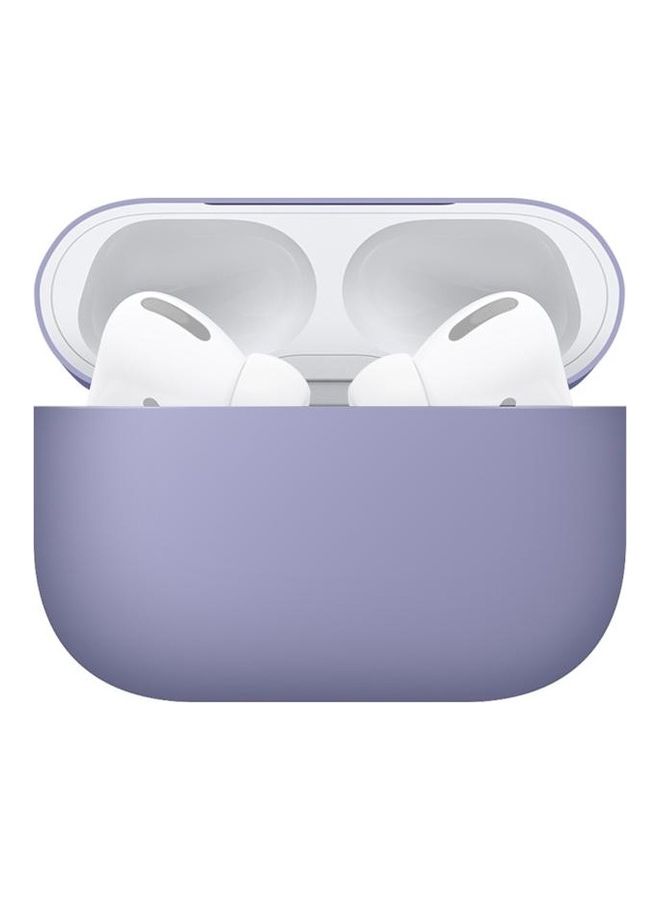 BGM Silicone Earphone Protective Case Benks For AirPods Pro Purple 
