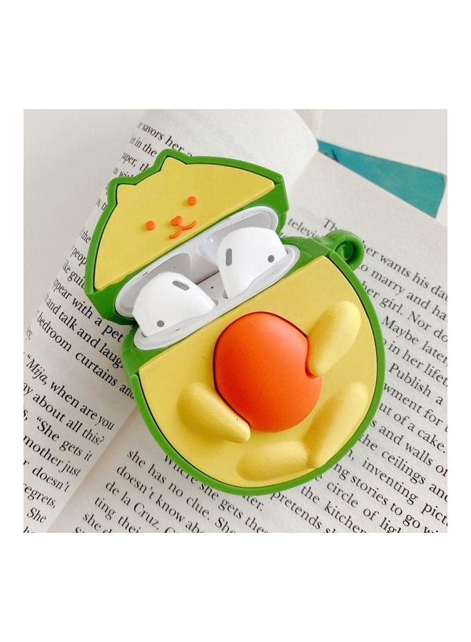 BGM Avocado Cat Shape Earphone Protective Case For Apple AirPods 1/2 Multicolour - Image 1