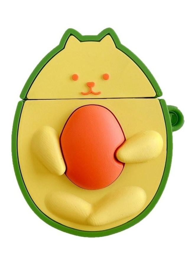 BGM Avocado Cat Shape Earphone Protective Case For Apple AirPods 1/2 Multicolour - Image 2