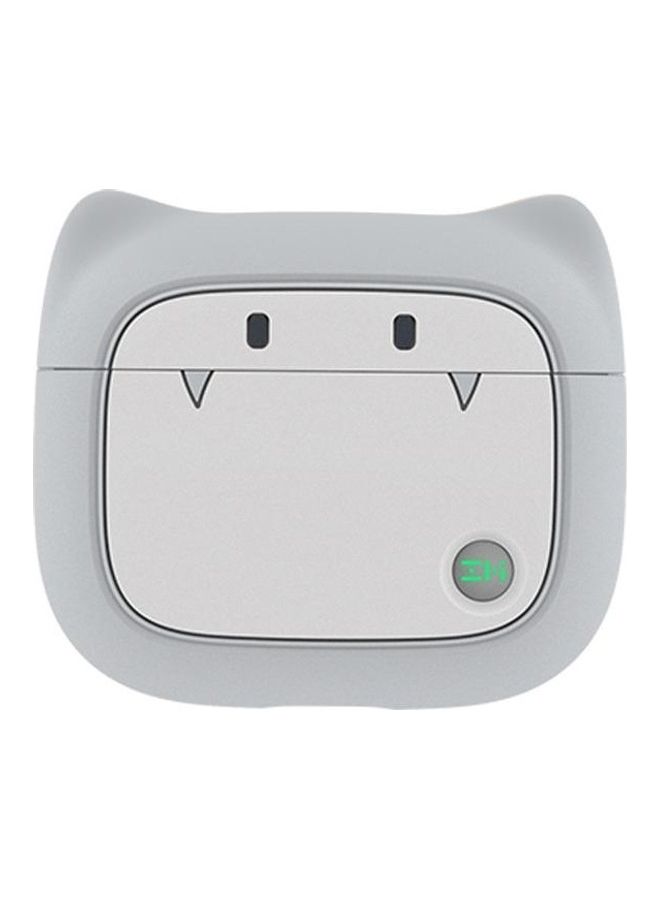 BGM Cartoon Cat Shaped Protective Silicone Case For ZMI PurPods Pro White/Grey - Image 1