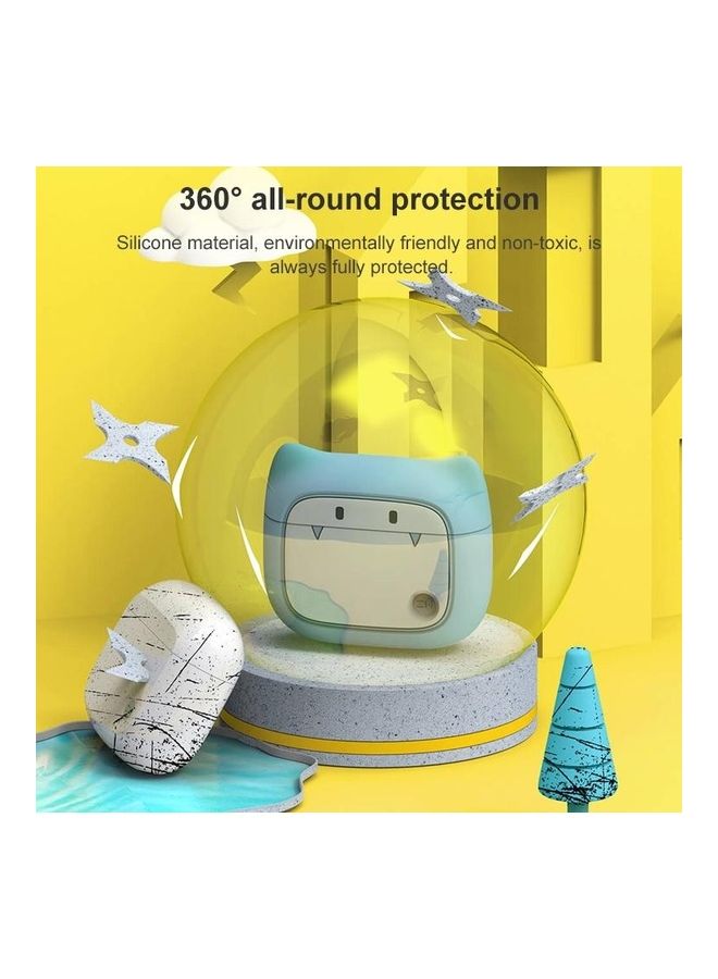 BGM Cartoon Cat Shaped Protective Silicone Case For ZMI PurPods Pro White/Grey - Image 5