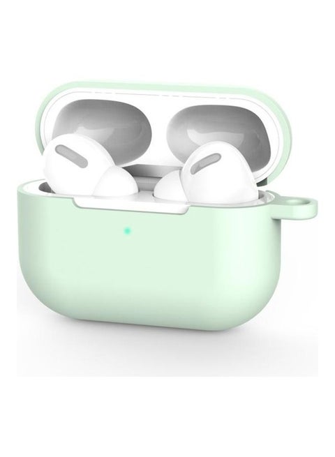 Protective Silicone Case With Lanyard Hole For Apple AirPods Pro 3 Green