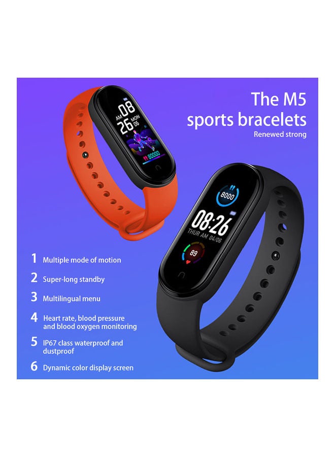 Smart Bracelet BT Intelligent Watch Red  - Image 2