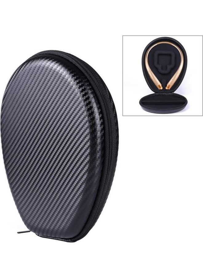 BGM Portable Shockproof Wireless Bluetooth Neckband Earphone Protection Box for JBL/LG /Sony/Samsung Black - Image 1