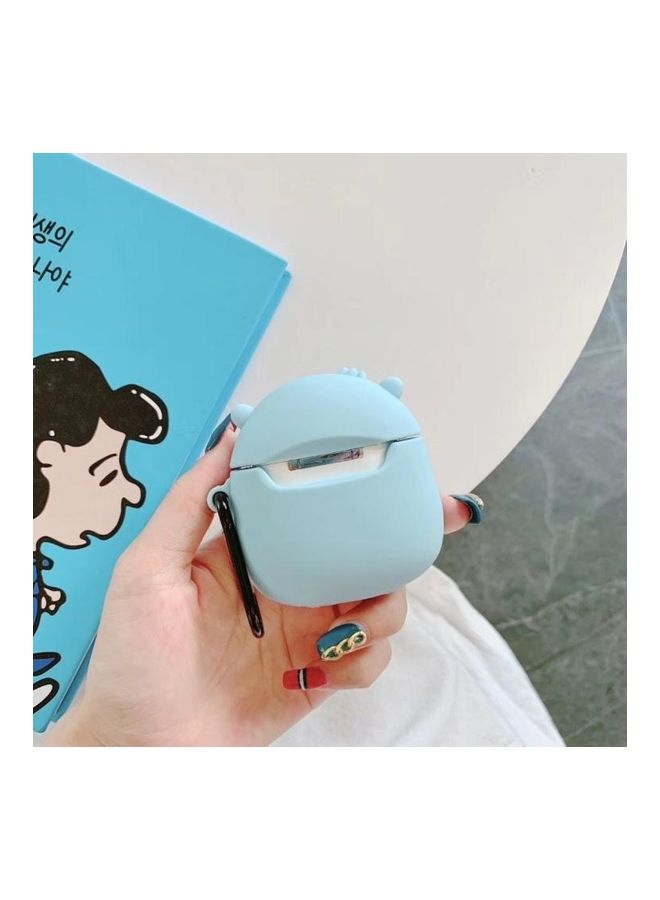 BGM - Wireless Bluetooth Headphone Protective Case For Apple AirPods 1/2 Blue/White - Image 1