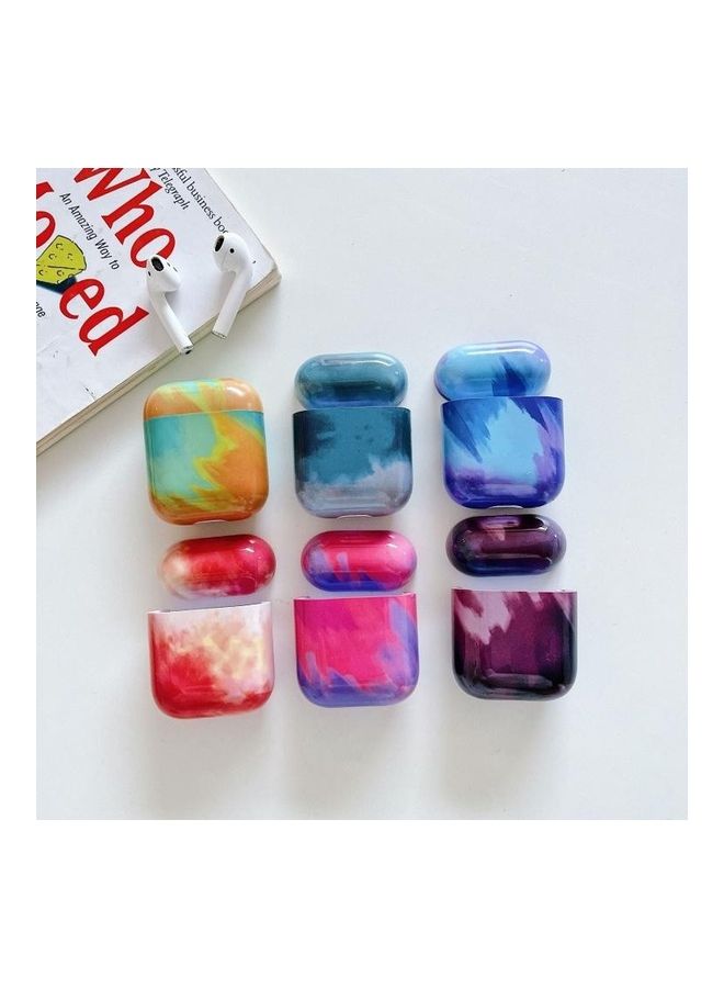 BGM TPU Watercolour Texture Earphone Protective Case For AirPods 1/2 Multicolour - Image 2