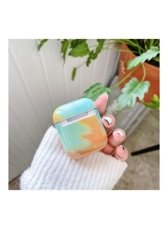 BGM TPU Watercolour Texture Earphone Protective Case For AirPods 1/2 Multicolour - Image 3