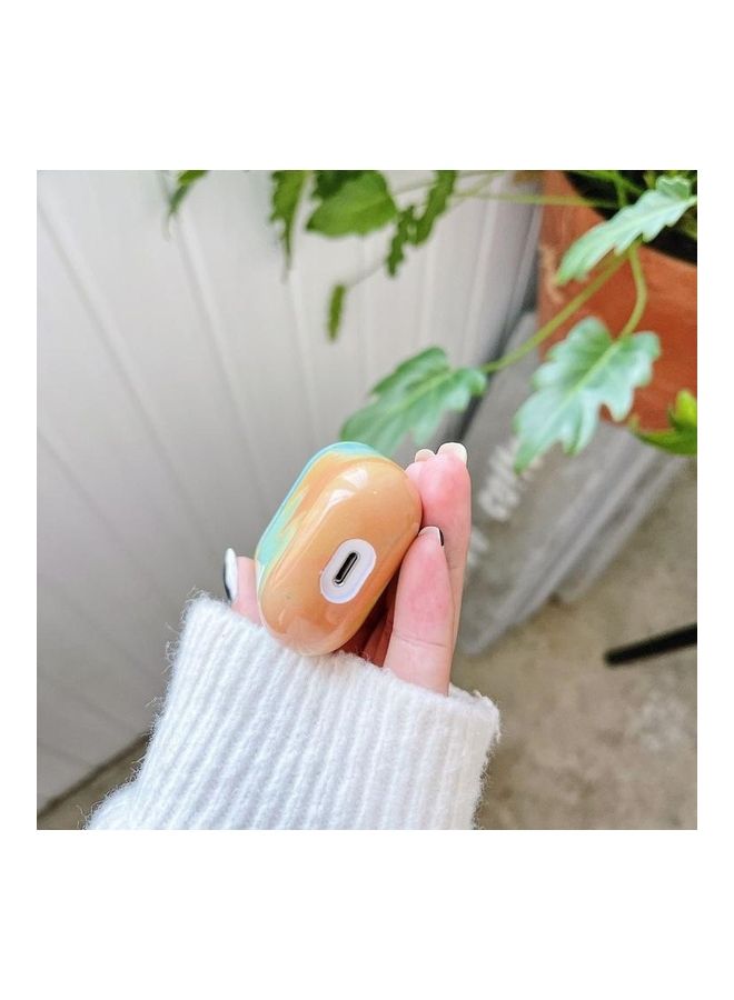 BGM TPU Watercolour Texture Earphone Protective Case For AirPods 1/2 Multicolour - Image 4