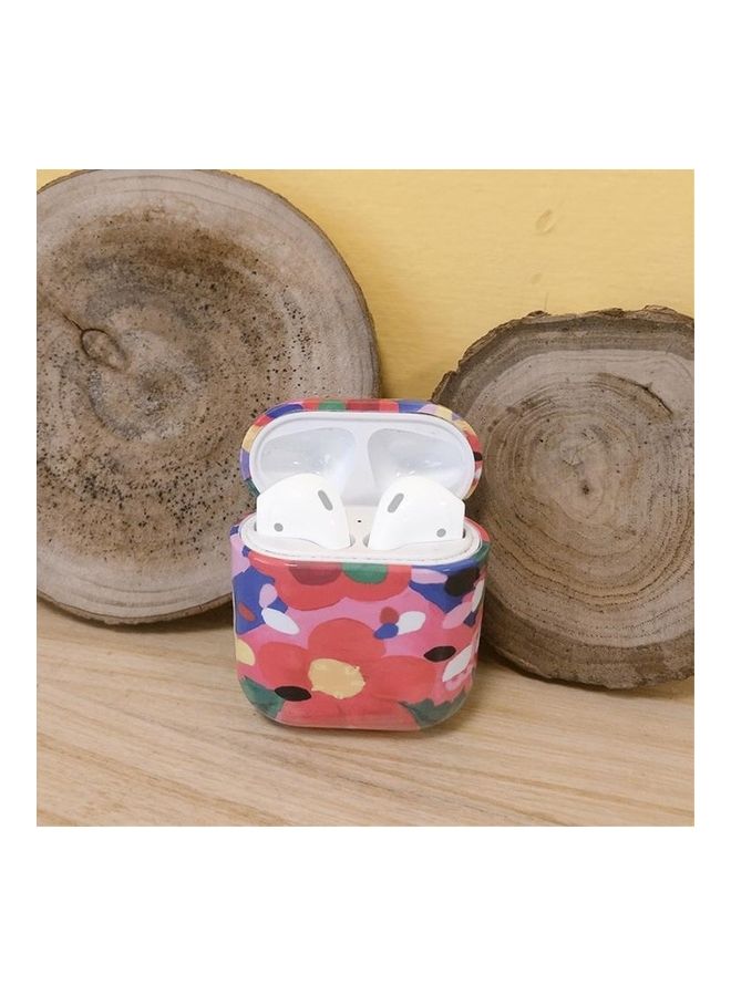 BGM Wireless Earphones Retro Oil Painting Shockproof Protective Case for Apple AirPods 1/2 Multicolour - Image 1