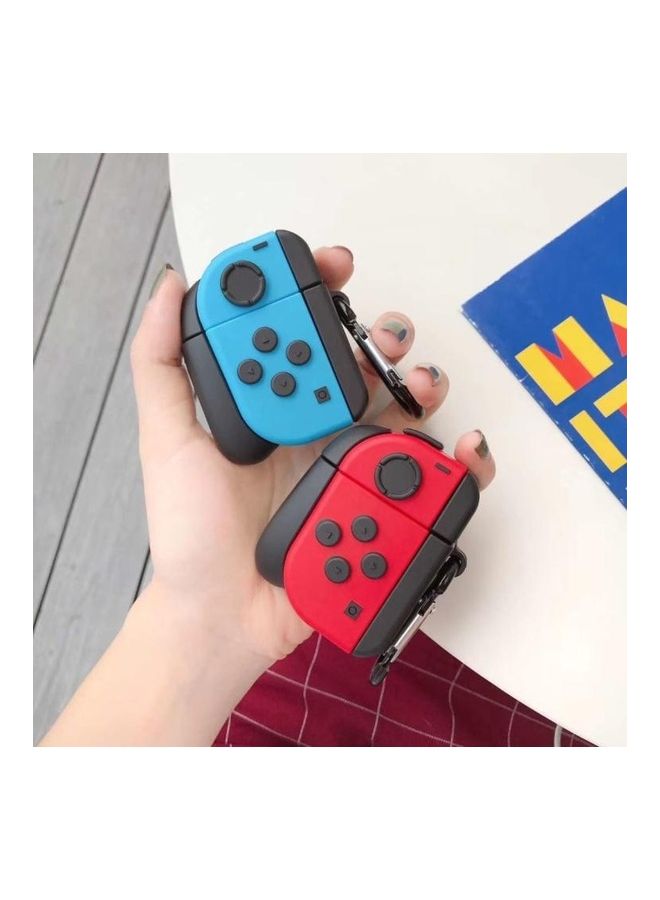 BGM - Generation Universal Game Controller Bluetooth Headphone Protective Case for Apple AirPods 1/2 Blue/Black - Image 1
