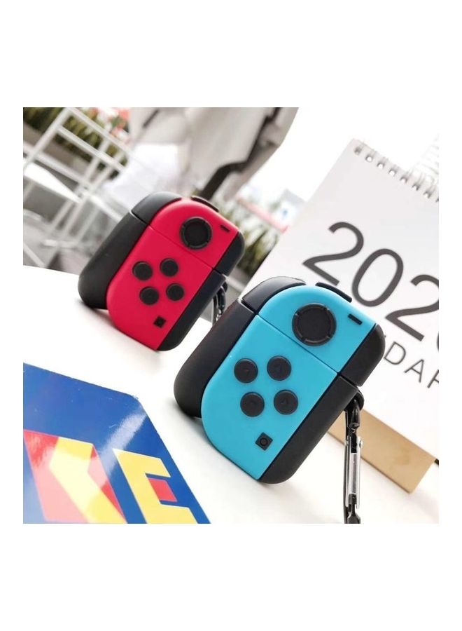 BGM - Generation Universal Game Controller Bluetooth Headphone Protective Case for Apple AirPods 1/2 Blue/Black - Image 1