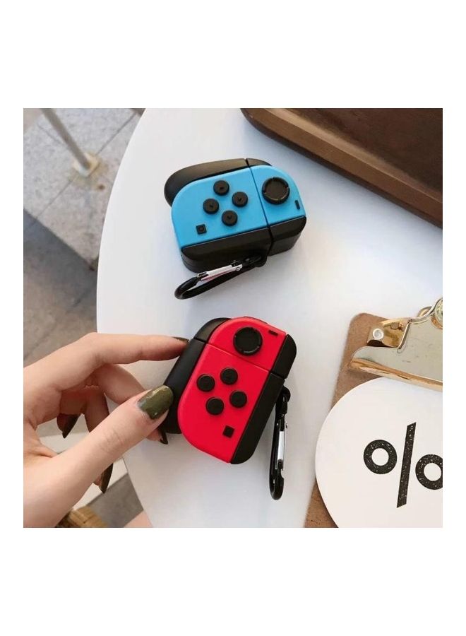 BGM - Generation Universal Game Controller Bluetooth Headphone Protective Case for Apple AirPods 1/2 Blue/Black - Image 1