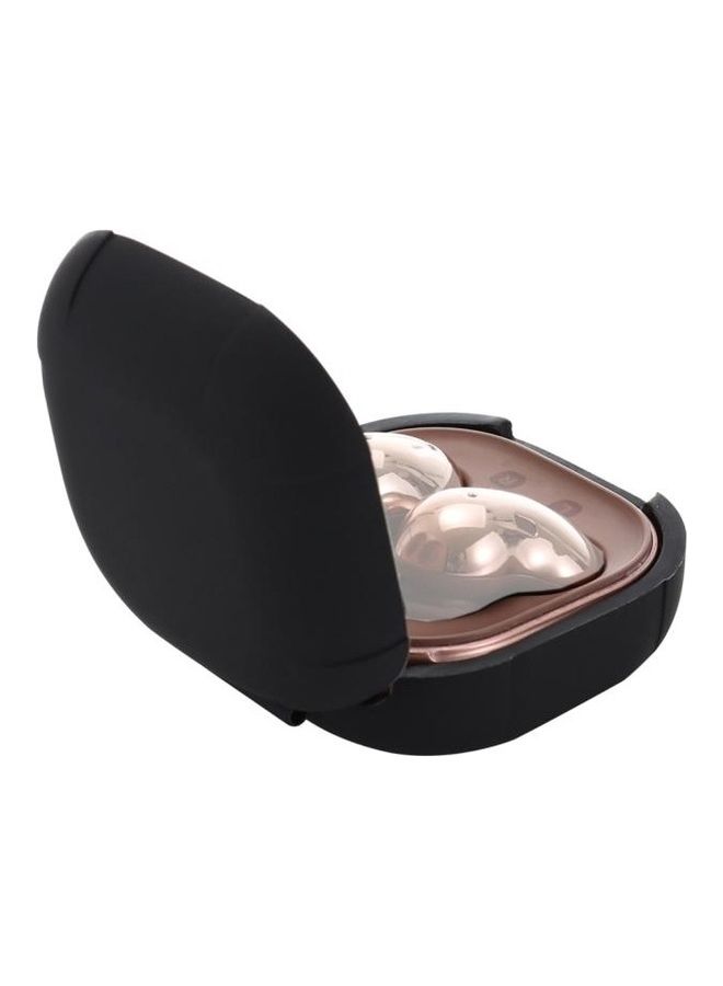 بي جي إم غطاء حماية من السيليكون مضاد للسقوط لسماعات الأذن مع خطاف لسماعات سامسونج جالاكسي بادز لايف أسود - Image 5