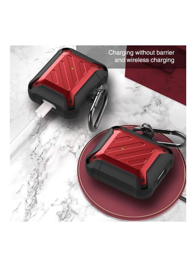 BGM Wireless Earphones Shockproof Bumblebee Twill Silicone Protective Case For AirPods 1/2 Black/Green - Image 2