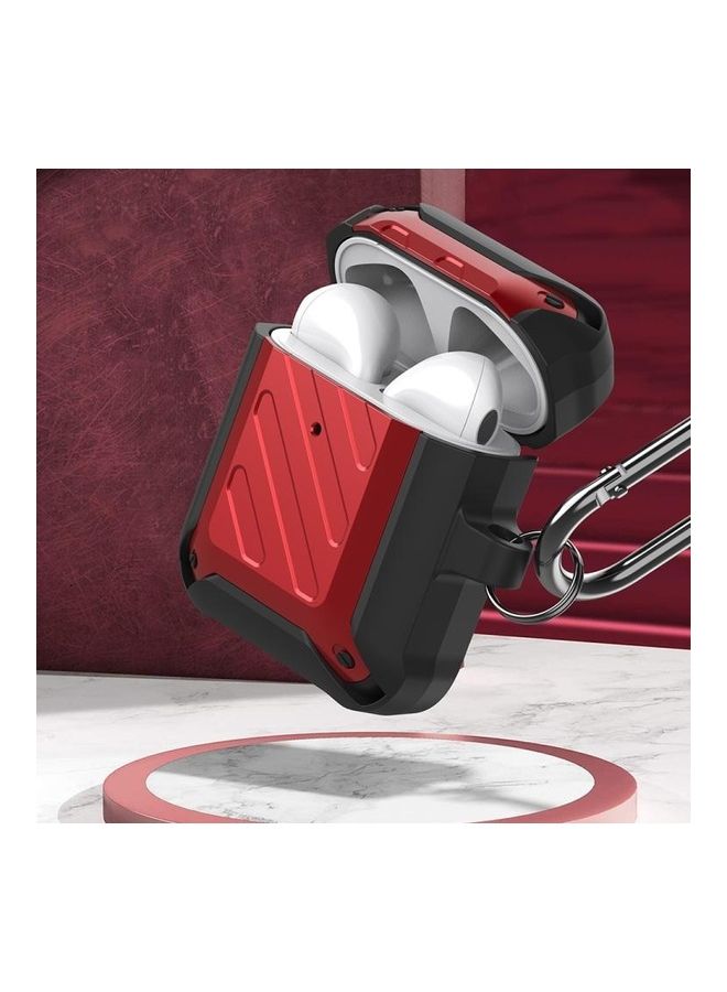 BGM Wireless Earphones Shockproof Bumblebee Twill Silicone Protective Case For AirPods 1/2 Black/Green - Image 4