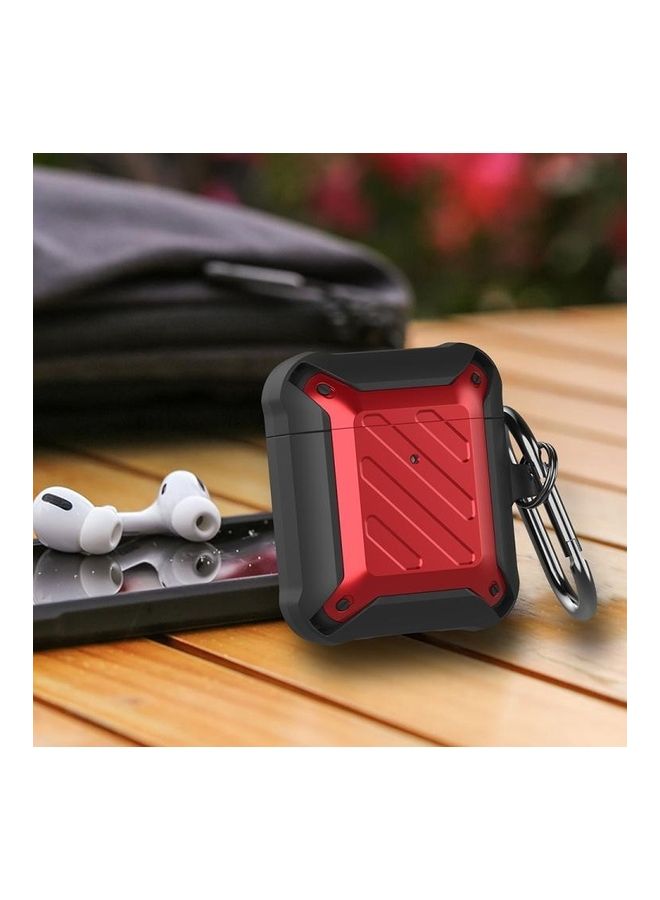 BGM Wireless Earphones Shockproof Bumblebee Twill Silicone Protective Case For AirPods 1/2 Black/Green - Image 5