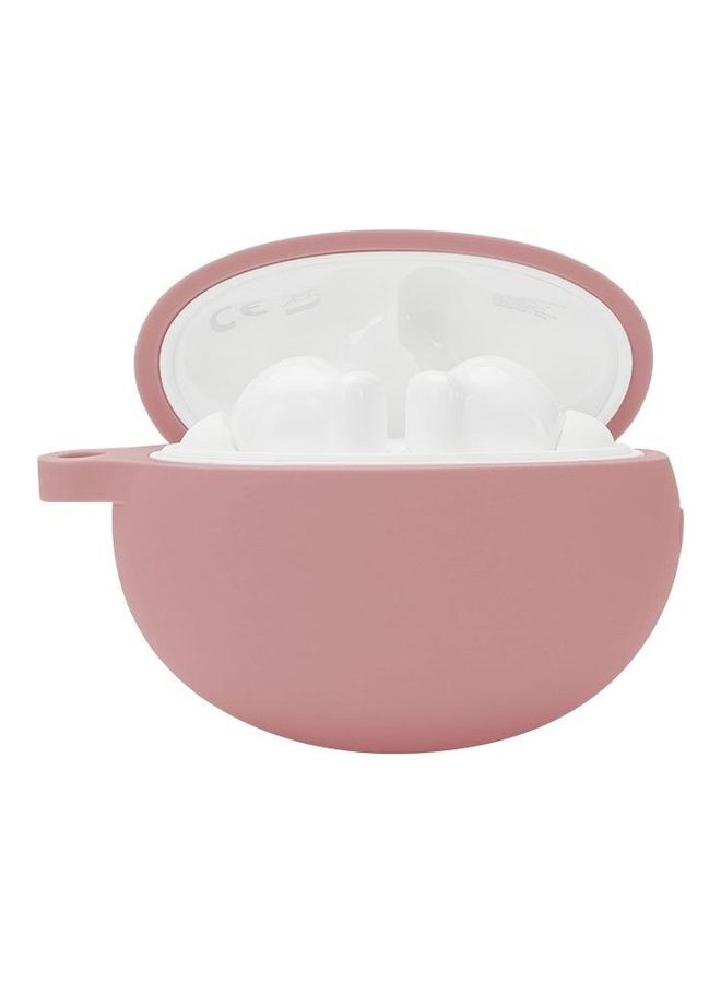 BGM Silicone Wireless Bluetooth Earphone Protective Case Storage Box for Huawei FreeBuds 4i Pink - Image 1