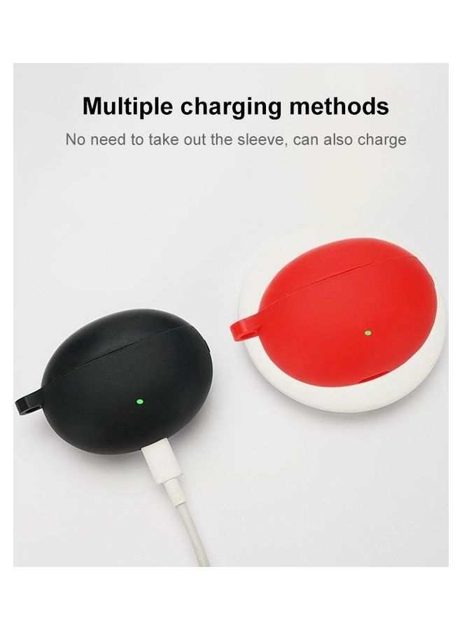 BGM Silicone Wireless Bluetooth Earphone Protective Case Storage Box for Huawei FreeBuds 4i Pink - Image 4