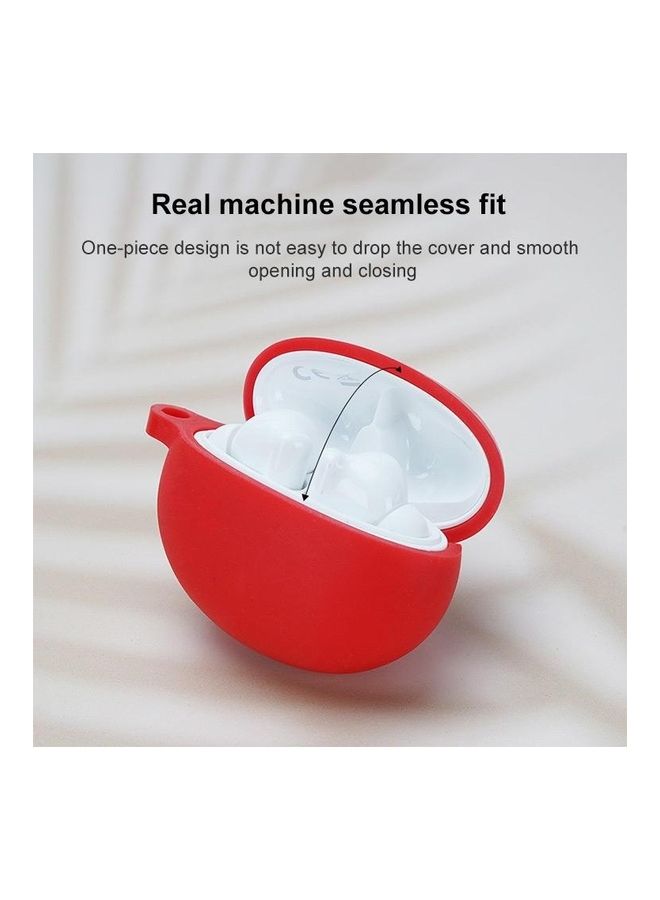 BGM Silicone Wireless Bluetooth Earphone Protective Case Storage Box for Huawei FreeBuds 4i Pink - Image 5