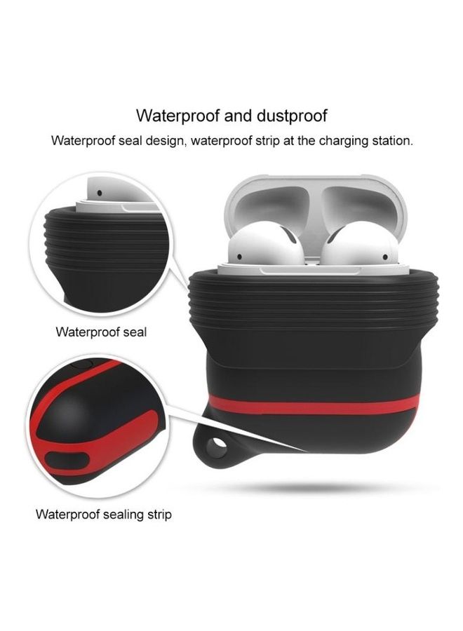 BGM Wireless Earphones Waterproof Shockproof Silicone Protective Case for Apple AirPods 1/2 Fluorescent Green - Image 3