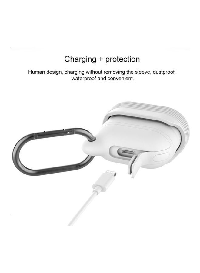 BGM Wireless Earphones Waterproof Shockproof Silicone Protective Case for Apple AirPods 1/2 Fluorescent Green - Image 4