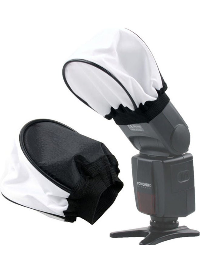 Generic - Universal Flash Bounce Diffuser Cloth Black/White - Image 1