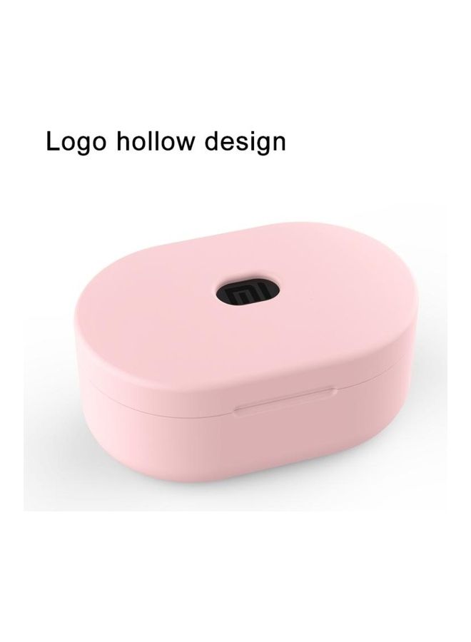 Silicone Charging Box Protective Case for Xiaomi Redmi AirDots/S/2 Pink