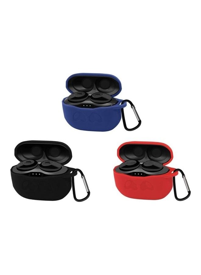 BGM Bluetooth Headset Silicone Protective Cover For JBL Tune T120TWS/T125TWS Black - Image 2