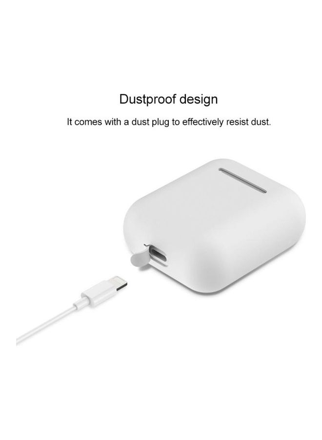 BGM Shockproof Liquid Silicone Protective Case Cover For Apple AirPods 1/2 Yellow - Image 2