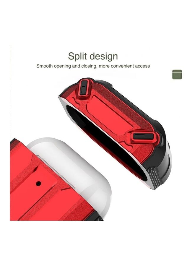 BGM Wireless Earphones Shockproof King Kong Armor Silicone Protective Case for AirPods 1/2 Golden/Black - Image 3