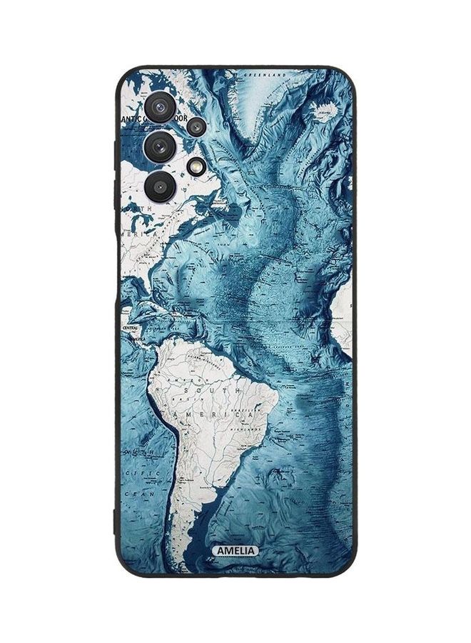 Amelia Protective Case Cover for Samsung Galaxy A32 5G Map Art Multicolour - Image 1