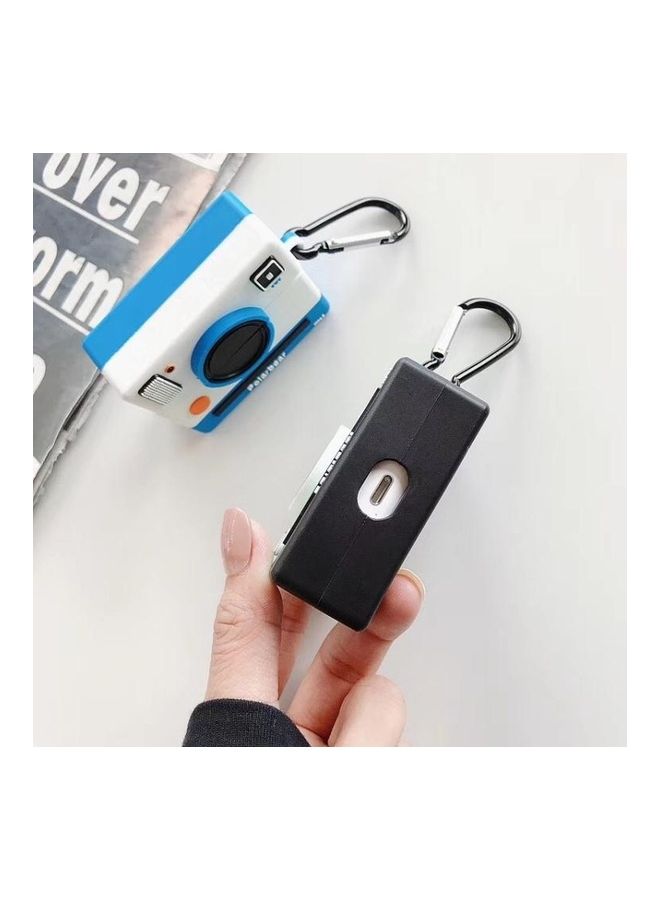 BGM Camera Bluetooth Headphone Protective Case for Apple AirPods Pro Blue/White  - Image 5