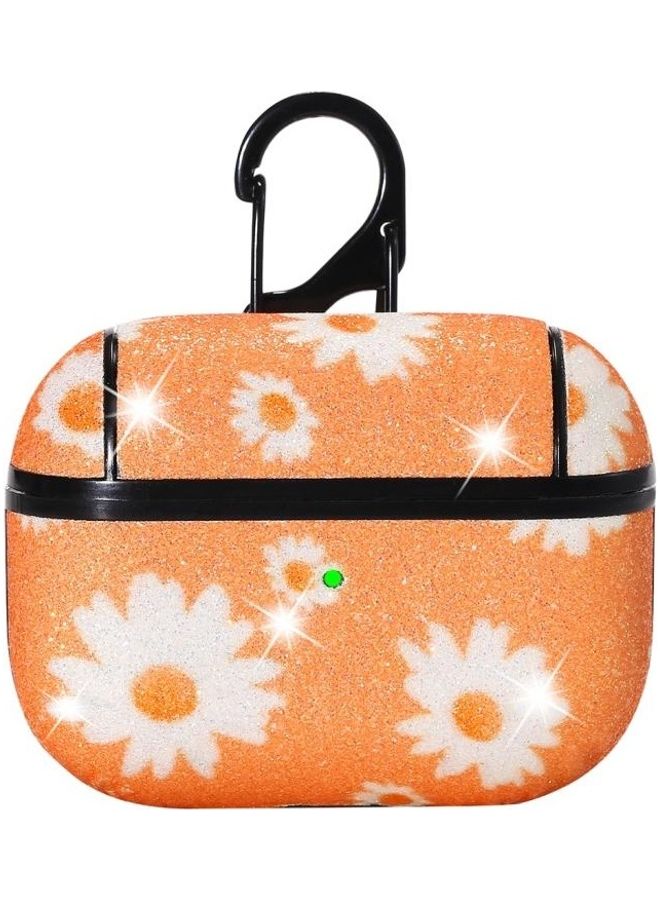 BGM Daisy Pattern Earphone Protective Case Orange - Image 2