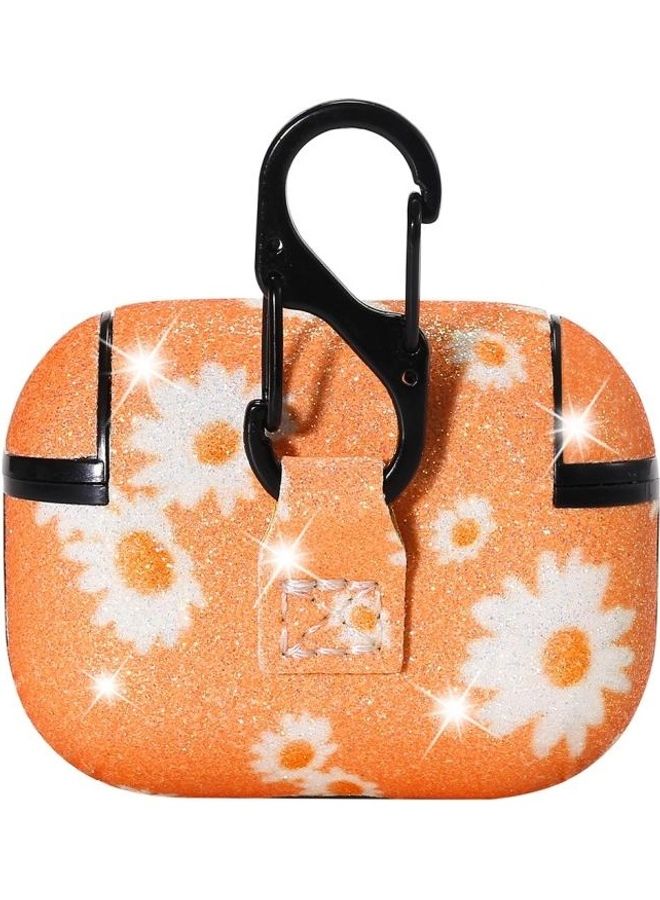 BGM Daisy Pattern Earphone Protective Case Orange - Image 3