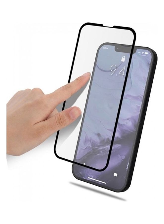 MARGOUN Grand Shieldz 3D Tempered Glass Screen Protector For Apple iPhone 13 mini Clear/Black - Image 5