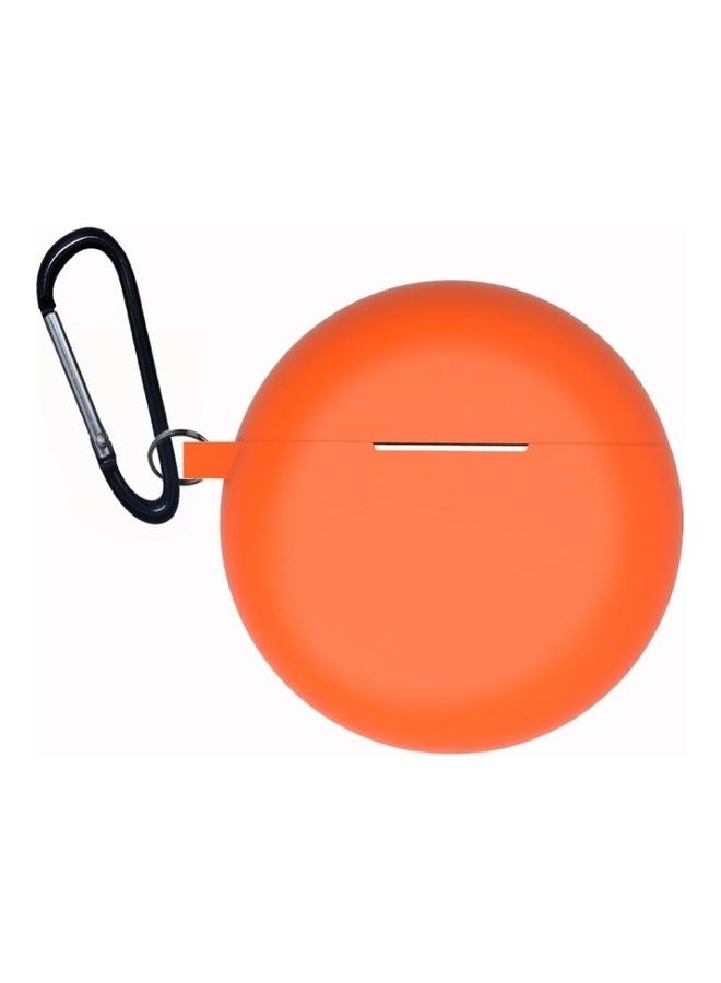 بي جي إم علبة تخزين واقية من السيليكون لسماعات أذن هواوي فري بادز 3 بتقنية البلوتوث برتقالي - Image 1