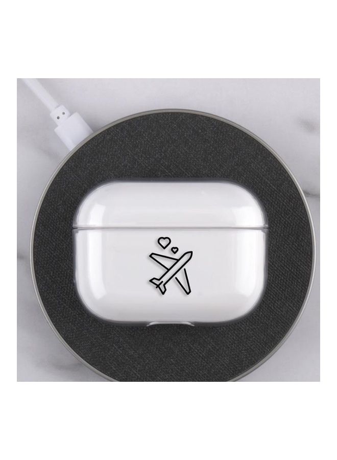 BGM Stick Figure Mapping Transparent Earphone Protective Case for AirPods Pro Earth - Image 4
