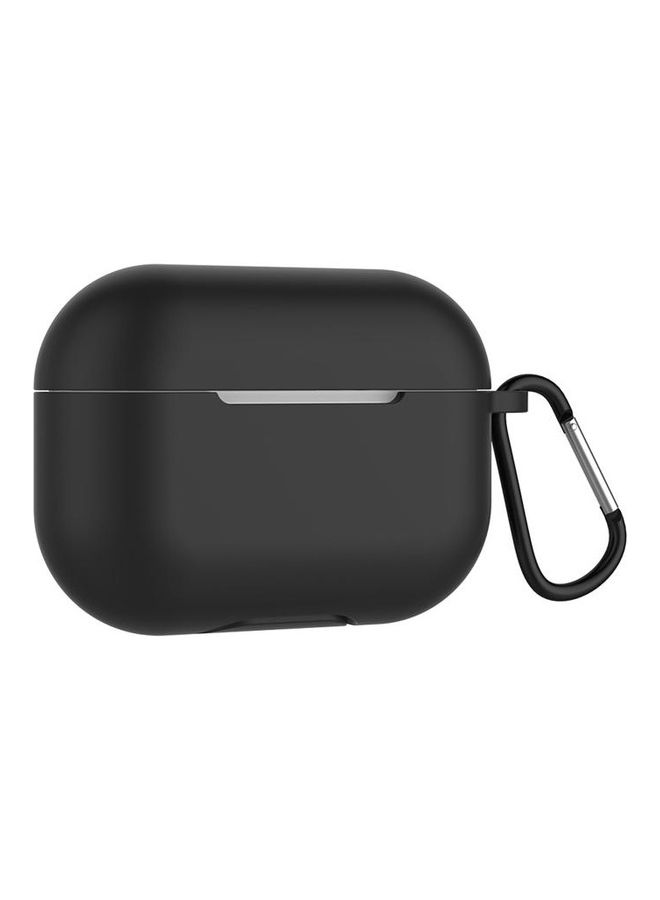 BGM - Silicone Earphone Protective Case For Apple AirPods 3 With Hook Black - Image 1