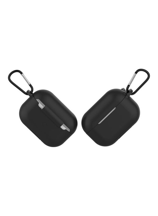 BGM - Silicone Earphone Protective Case For Apple AirPods 3 With Hook Black - Image 1