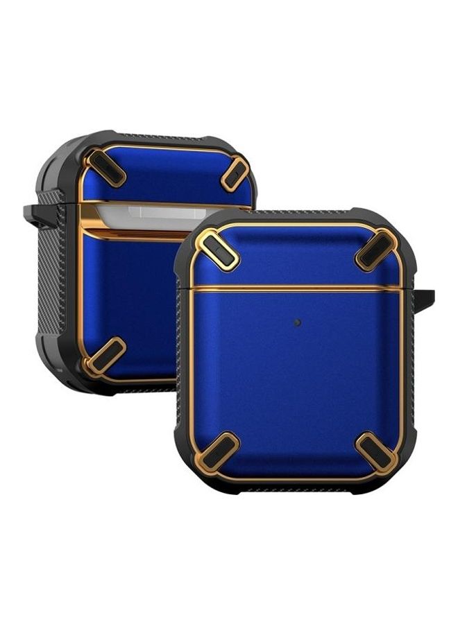 بي جي إم غطاء حماية واق للسماعات اللاسلكية مضاد للصدمات مصنوع من البولي يوريثان الحراري لسماعات آيربودز 1/2 أزرق - Image 1