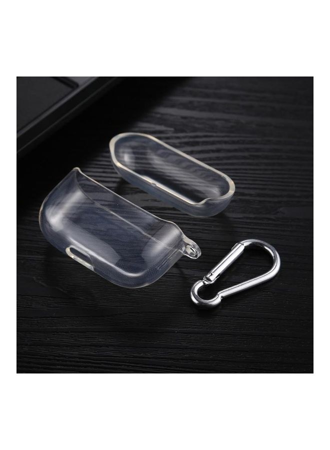 بي جي إم غطاء حماية واق من البولي يوريثان الحراري مزود بخطاف لسماعات أبل آيربودز برو . شفاف . - Image 5