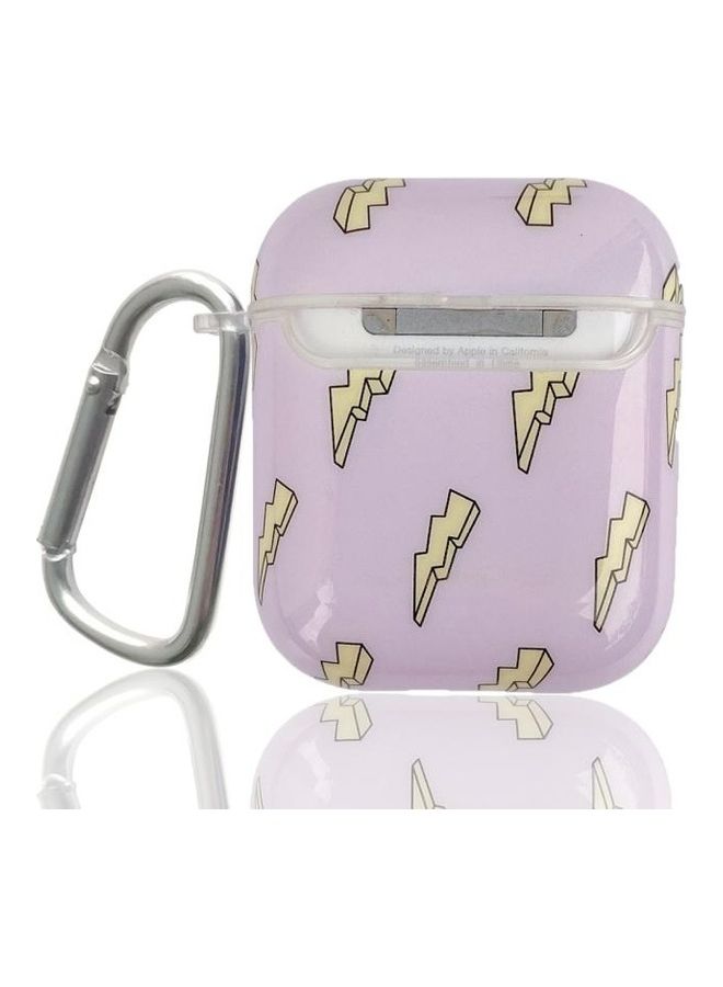 BGM Painted TPU Earphone Protective Case with Hook For AirPods 1/2 Multicolour - Image 2