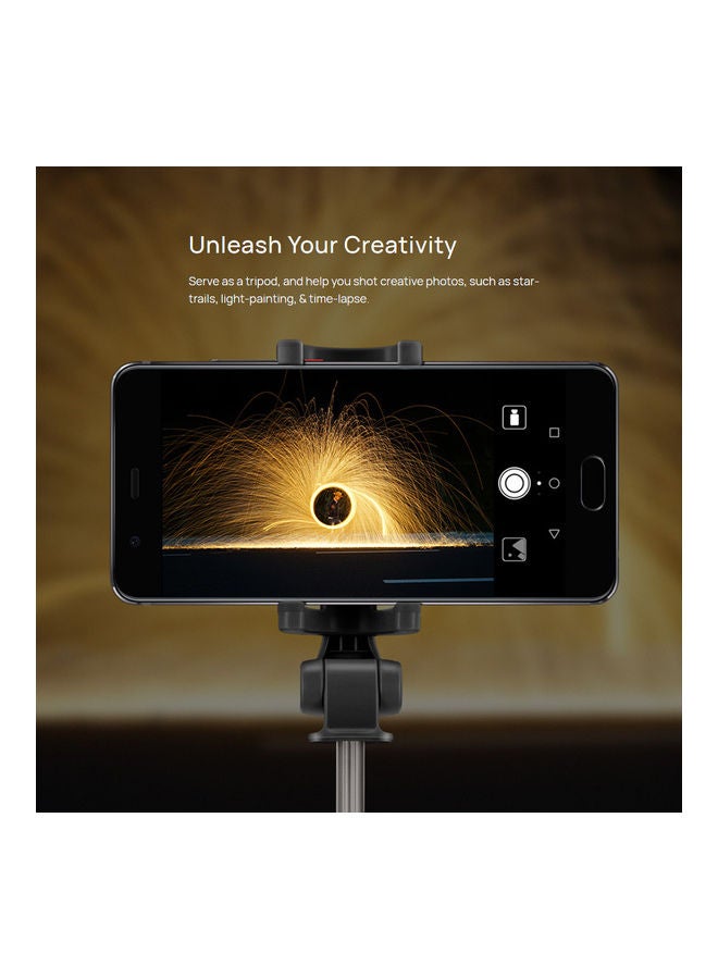 HUAWEI - Wireless Extendable Travel Tripod Selfie Stick Black - Image 1