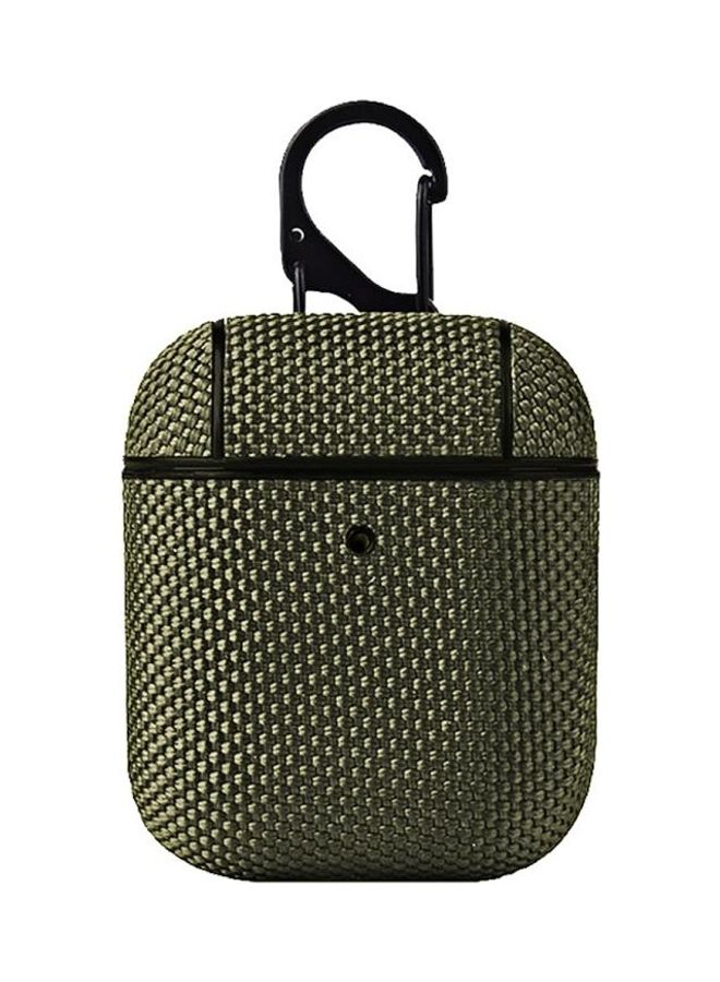 BGM Protective Case Cover With Hook For Apple AirPods 1/2 Green - Image 1