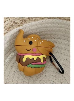 Cute Elephant Wireless Bluetooth Headphone Protective Case For Apple AirPods 1/2 Multicolour