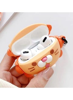 Cute Lion Shape Bluetooth Headphone Protective Case For Apple AirPods Pro Multicolour