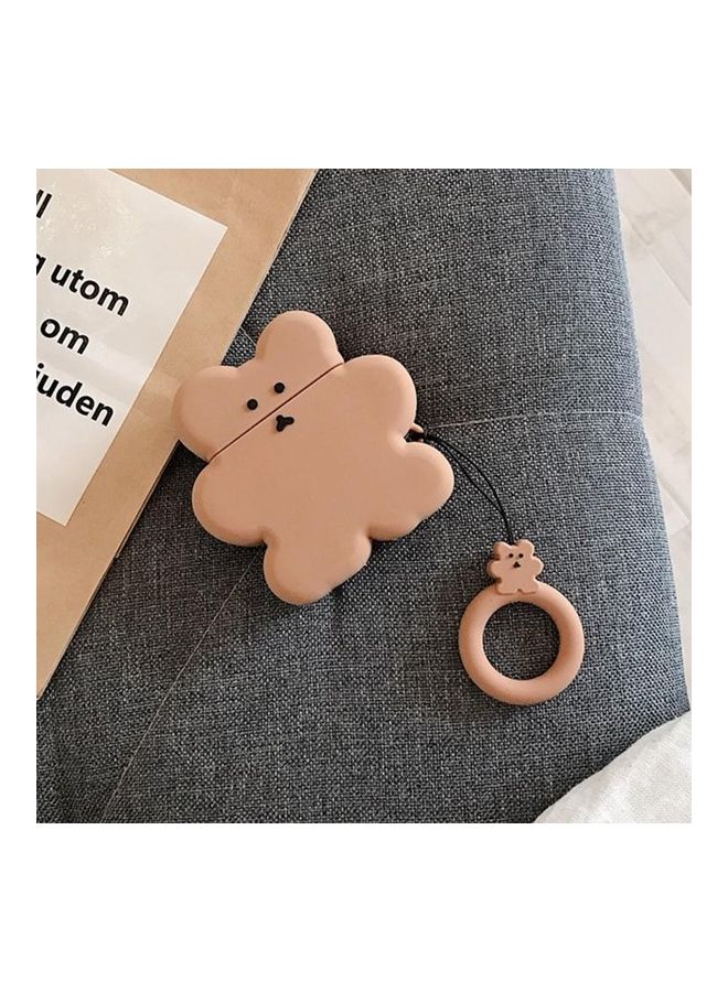 بي جي إم غطاء حماية واقي مضاد للصدمات بتصميم رسومات كرتونية لسماعات أبل آيربودز 1/2 كاكي - Image 1