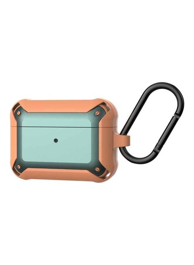 BGM Wireless Earphones Shockproof Bumblebee Armor Silicone Protective Case For AirPods Pro Orange/Green - Image 1